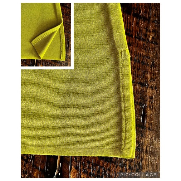 Exclusively Misook Sleeveless Lime Green Womens Tank/Cami/Top Size Medium - Picture 6 of 10